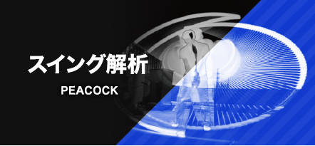 スイング解析 peacock