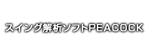 スイング解析ソフトpeacock